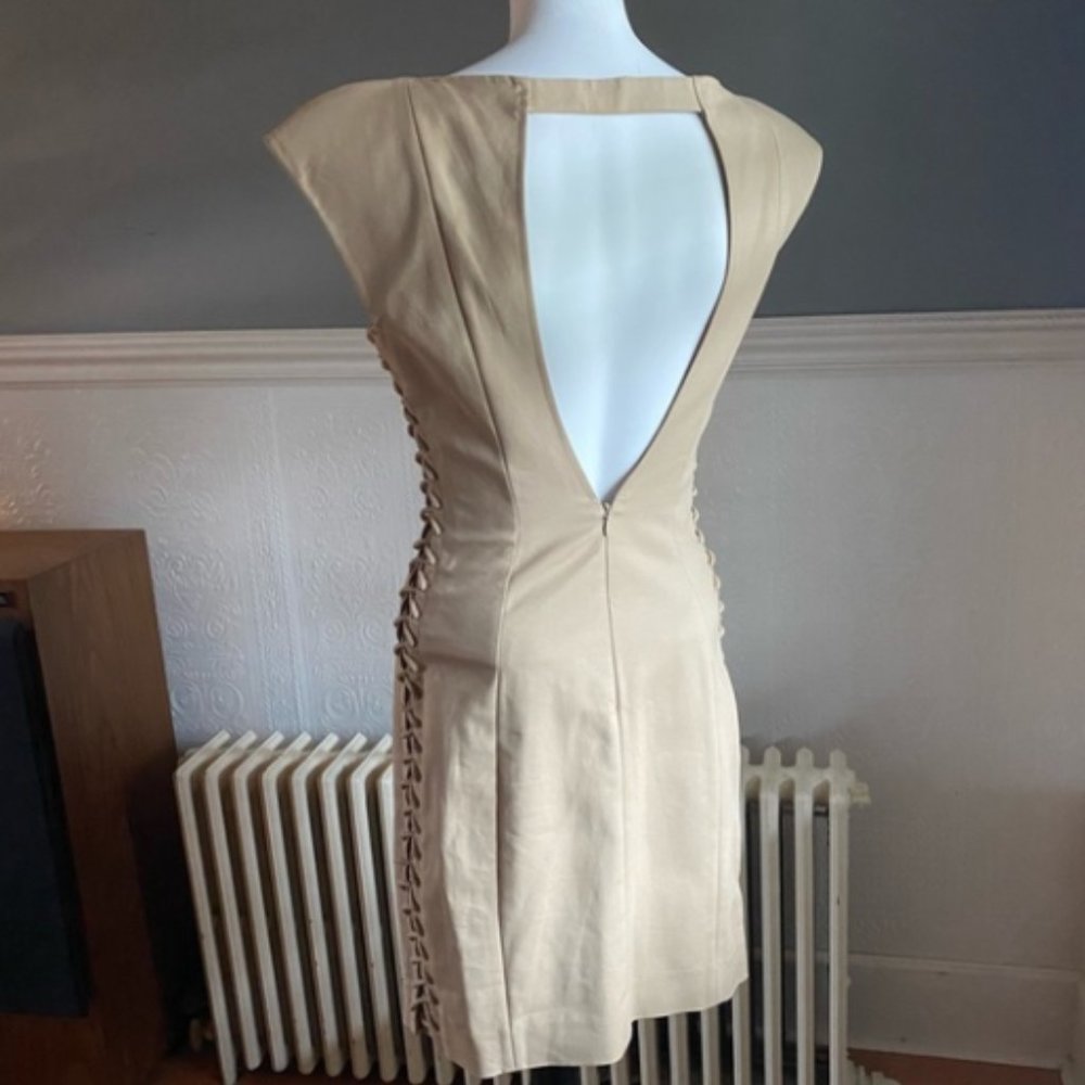 Mackage Lace up, Open Back Dress (8)